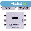 Pal ntsc vagy ntsc pal talakt konverter adapter mini box