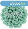 Diamond gyngy - ktlyuk - Matte Turquoise Green - 4x6mm