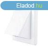 EL02-502 VENTILATION GRILLE WITH HOOD D125, WHITE