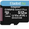 Kingston 512GB Canvas Select Plus 100R A1 Class10 MicroSDXC 