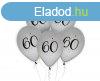 Ezst Happy Birthday 60 Silver lggmb, lufi 5 db-os 30 cm (