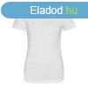 JT001F tri-blend Ni rvid ujj pl Just Ts, Solid White-S