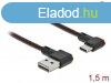 DeLock EASY-USB 2.0 Cable Type-A male to USB Type-C male ang