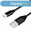 Logilink CU0139 USB 2.0 Type-C cable C/M to USB-A/M 0,3m Bla