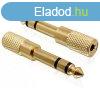 Delock Jack stereo 6,3mm -> Jack stereo 3,5mm M/F adapter