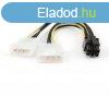 Gembird 2db Molex Power 4pin -> Power 6pin PCIe M/F adapt