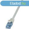 LogiLink RJ45 CAT6A 10Gb UTP M/M adatkbel 2m szrke