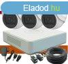Hikvision TurboHD-TVI 3 kamers dome kamerarendszer