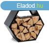 Blumfeldt Hexawood Black, fa llvny, hatszg alak, 50,2  