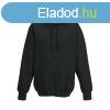 Just Hoods Uniszex vastag kapucnis pulóver AWJH020, Jet Blac