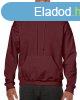 Kenguru zsebes kapucnis pulver, Gildan GI18500, Maroon-5XL