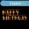 Szletsnapi LED-es fnyfzr - "Happy Birthday" -
