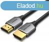 Vention HDMI/M (szrke, ultravkony,HD), 3m, kbel