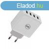 Daewoo gyorstlt hlzati adapter 2.4 A tltram, 4db USB 