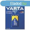 VARTA Longlife Power Alkli Tarts 9V Elem B1