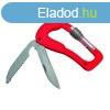 Baladeo ECO211 Cliff karabiner + 2 penge, piros