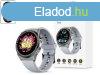 Devia Pro1 Smart Watch okosra AMOLED kijelzvel - ezst
