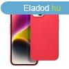 iPhone 14 Pro Max (6.7") szilikon tok, matt, piros, For