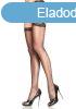  721653 CRISS CROSS SHEER GARTER BELT STOCKING O/S BLK 