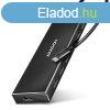 AXAGON HUE-F7C 7x USB 3.2 Gen 1 ALU FLAT hub, micro USB tpc