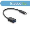 ACT AC7340 USB3.2 Gen2 OTG cable C male 0,2m Black