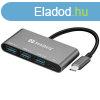 SANDBERG USB-C tartozk, USB-C to 3xUSB 3.0 Hub + PD