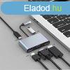 BlackBird 5in1 Dokkol USB-C - USB, PD, HDMI, VGA, DP