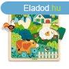 Boldog farm - Fa puzzle 15 db - Puzzlo farm - DJ01825