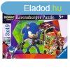 Ravensburger Puzzle 3x49 db - Sonic