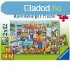 Ravensburger Puzzle 2x12 db - A boltban