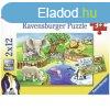 Ravensburger llatkerti llatok 2 x 12 db puzzle