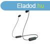 Bluetooth headset Sony WI-C100 Fekete (1 egysg)