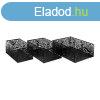 Levlmints fm trol szett, 3 db, fekete - PAGAILLE - Buto