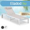 Blumfeldt Lucca Lounger, kerti nyuggy, alumnium, 4 szintes