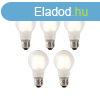 5 db E27 LED izzlmpa matt veg A60 2W 180 lm 2700K