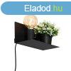 Modern falilmpa fekete, mgnesesen llthat - Muro