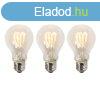 3 db E27 LED csavart izzlmpa kszlet A60 tltsz 3W 210 l