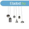 Art deco fgglmpa fekete fstveggel 6 lmps - Wallace