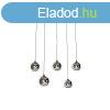 Art deco fgglmpa fekete fstveggel 5 lmps - Wallace