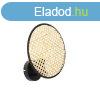 Vidki falilmpa fekete rattan 25 cm - Kata