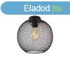 Modern mennyezeti lmpa, fekete, 30 cm - Mesh Ball