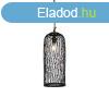 Vidki kltri fgglmpa fekete rattan 25 cm - Calamus