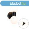 Modern fali lmpa fekete IP44 2-fnyes - Cederic