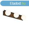 Modern falilmpa fekete 48 cm IP44 3 fny - Cederic