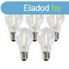 5 db E27 LED-izzlmpa kszlet A60 1W 80 lm 2200K