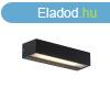 Modern fali lmpa fekete, IP65 LED-del - Steph