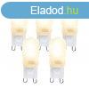 5 db G9 LED izz kszlet CUTE PC 2W 200 lm 2700K