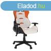 Irodai/gamer sz&#xE9;k, feh&#xE9;r/narancss&#xE1