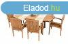 Teak kerti elrendezs OREGON 1 + 4 + 1