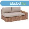 Rattan 2 szemlyes pad MALAGA (balra)